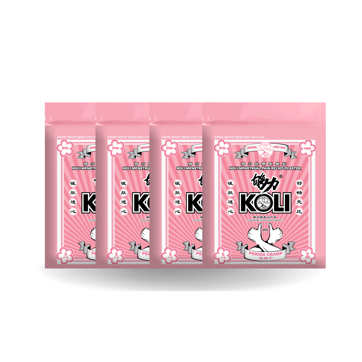 KOLI FEMININE Pain Relief Plaster (PERIOD CRAMP)